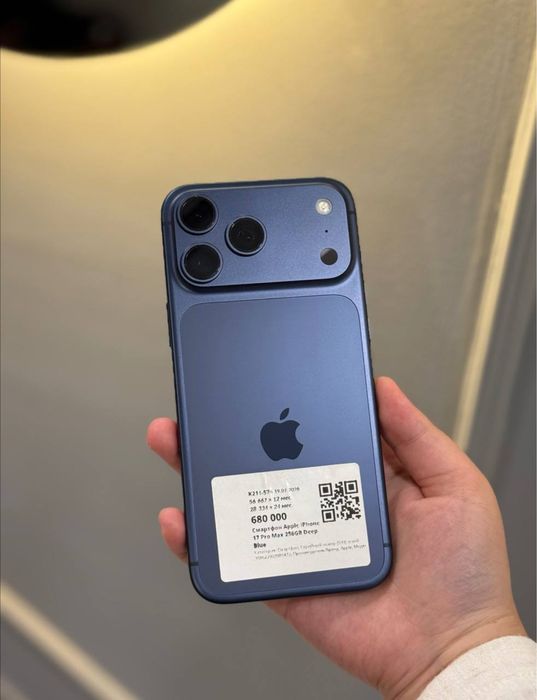 iPhone 17 Pro Max/256gb/100%/680.000 тг