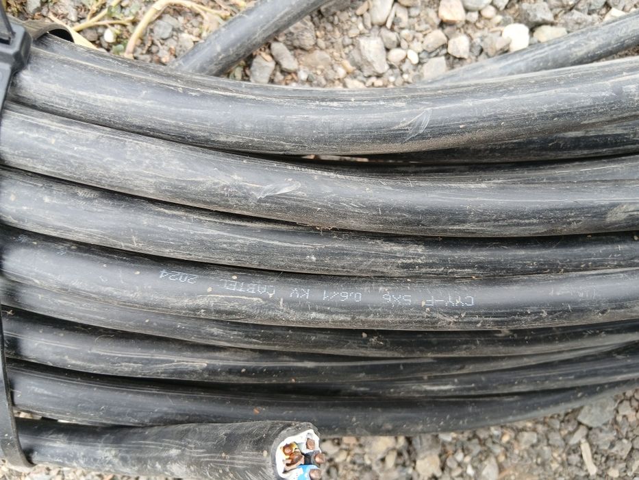 Cablu alimentare cyy-f 5× 6 peste 120 de metri