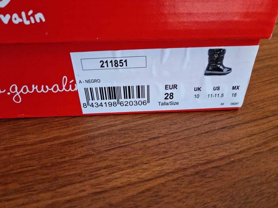 Ghete / Cizme Garvalin iarna, marimea 28