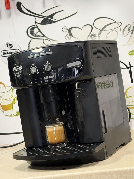 Кафемашина кафе автомат delonghi caffe corso с гаранция