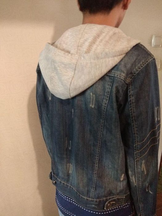 Куртка джинсовая, весенняя, размер 46