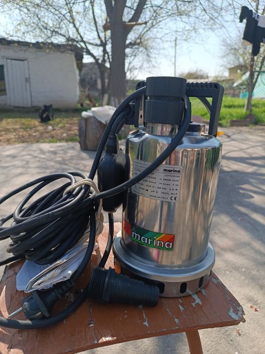Насос новый водяной погружной Marina SXG 600