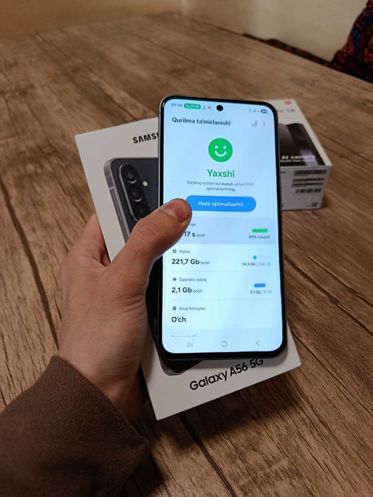 Samsung A56 8+8/256 karopka ful 325$