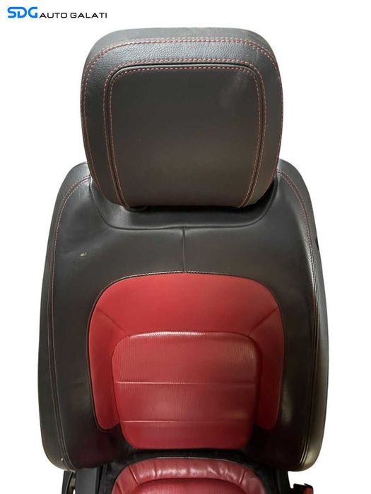 interior Piele Rosie cu Negru cu Incalzire Scaune Stanga Dreapta si Bancheta cu Spatar Jaguar XF X260 2015 - 2020 [B4764] [B4765] [B4766]