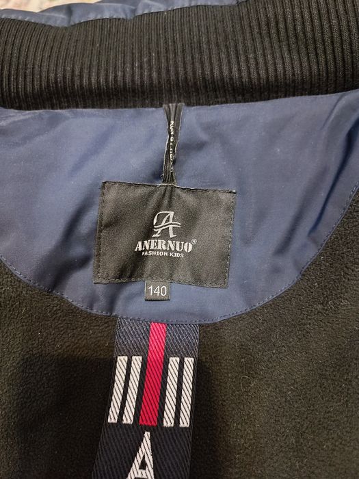 Пуховик для мальчика, ростовка 140