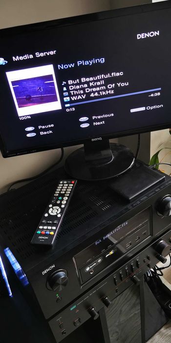 Vand amplificator Sansui AU-D22 si Denon AVR-X2300W