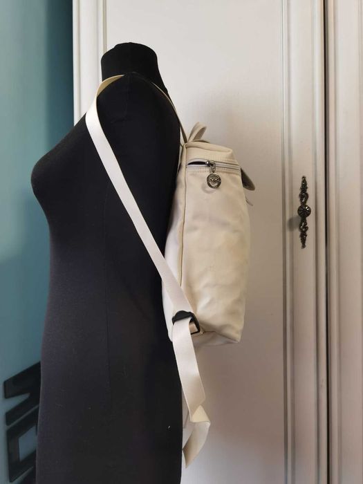 Rucsac crem Longchamp pliiabil made in France