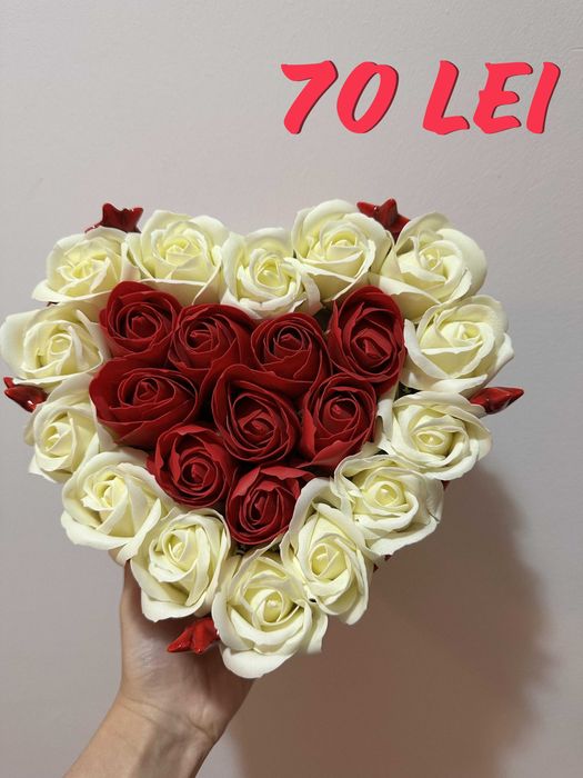 Aranjamente florale cu trandafiri de sapun