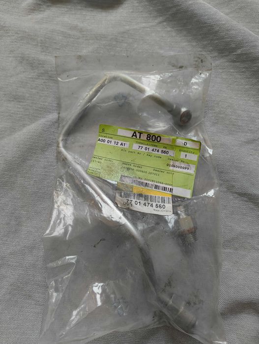 Маслопровод турбо ranault