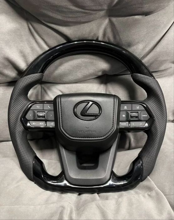 Руль черный лак Лексус GX ls es IS LS / руль lexus 570 / руль лексус