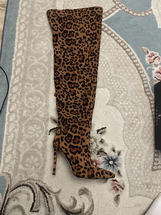 Ботфорды леопардовые