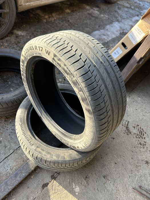 Продам летнюю резину 225/45/17