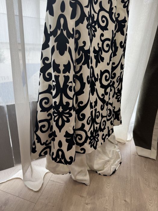 Платье вечернее в пол со шлейфом франция