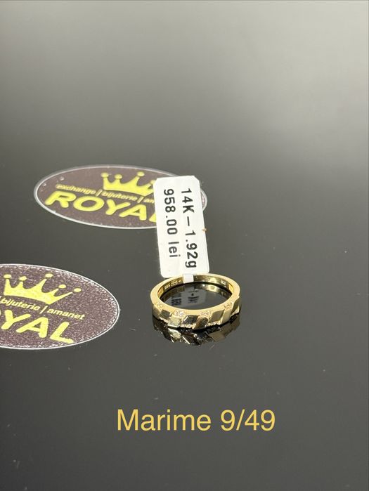 Bijuteria ROYAL : Inel AUR 14K NOU / 1.92 GR