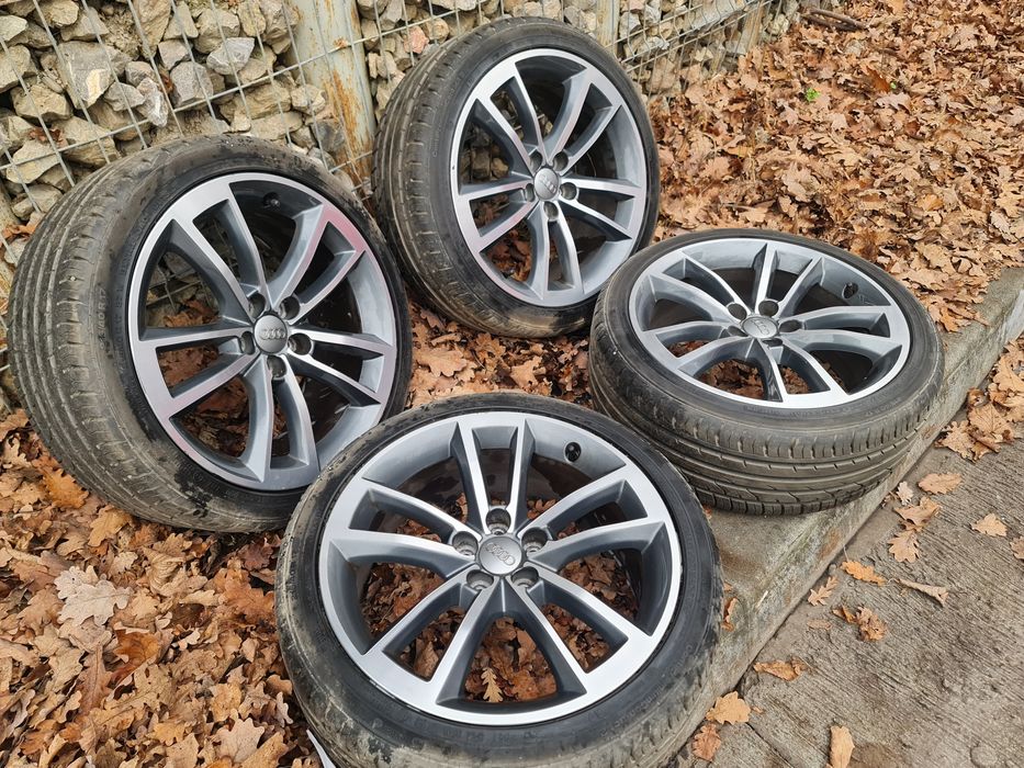 Jante noi Originale Audi A1 5x100 + anvelope 215 40 R17,Polo Gti,Fabia