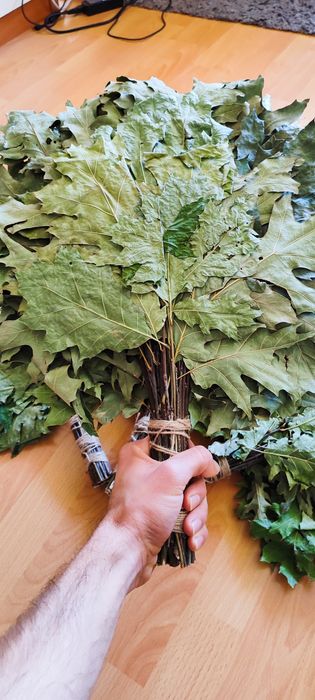 Дъбова метличка (веник) за сауна/баня