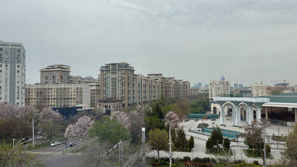 3-комн квартира (2 спальни) у метро Oybek, Mirabad bazar, без комиссии