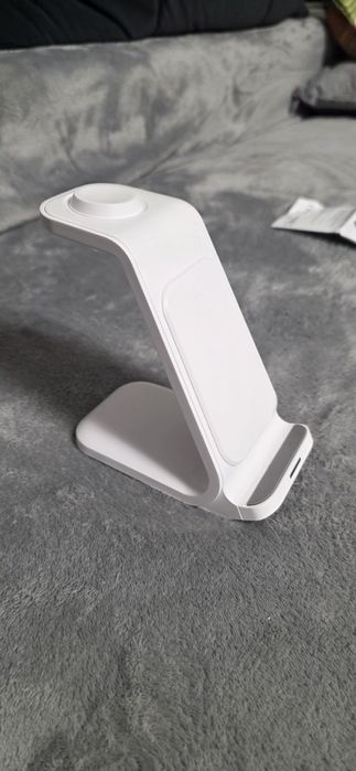 Încărcător wireless dublu ceas+telefon