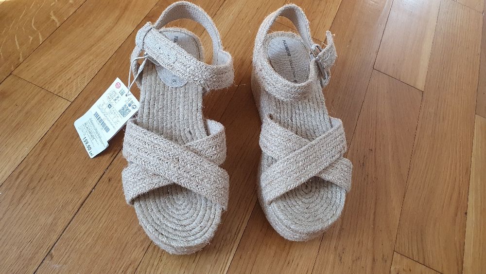 Sandale din iuta nr 36