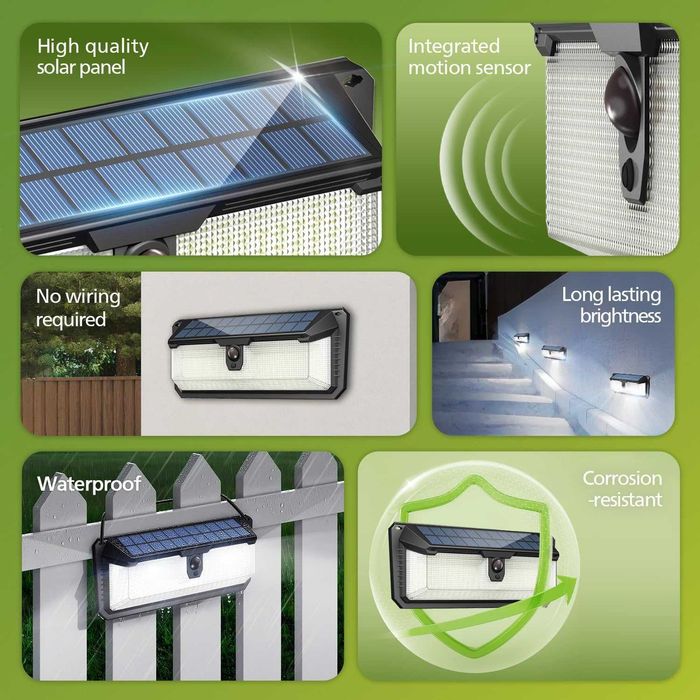 Philips Solar LED лампи с датчик за движение комплект 2 или 4 броя.