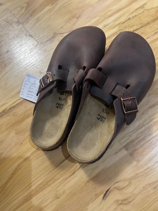 Saboţi 'Boston'BIRKENSTOCK pe Gri Taupe