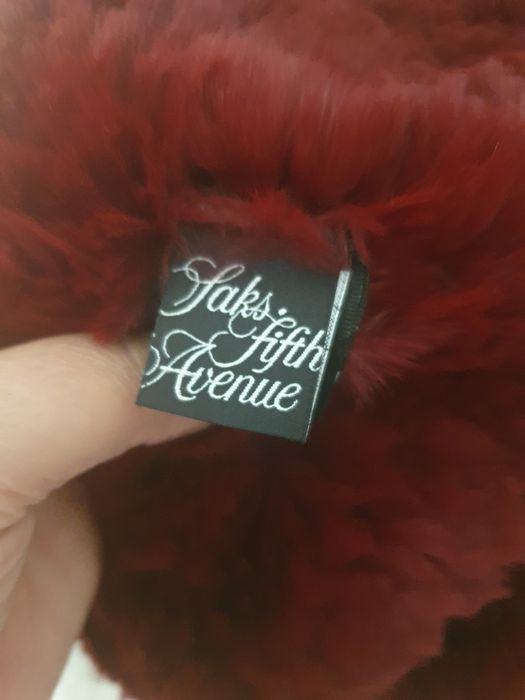 Guler din blana de iepure,  nou-nouț!