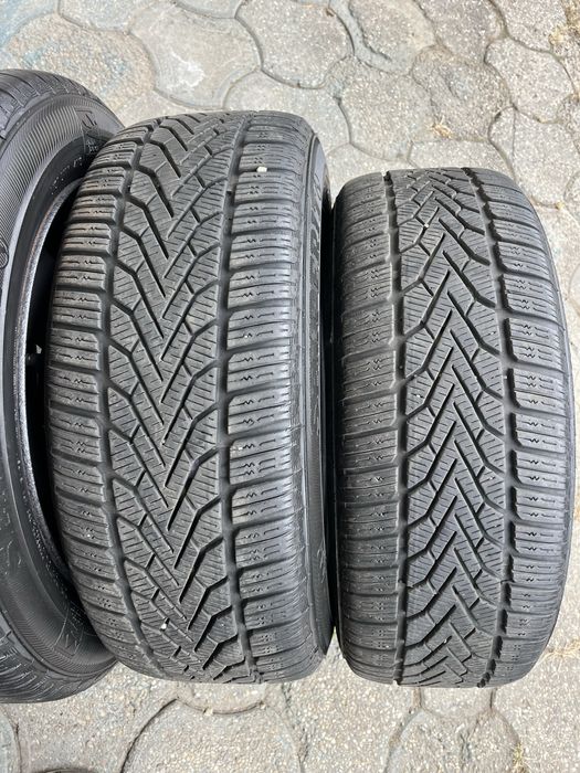Jante otel 4x108mm, anvelope iarna 205/55 R16, Peugeot, Citroen, Ford