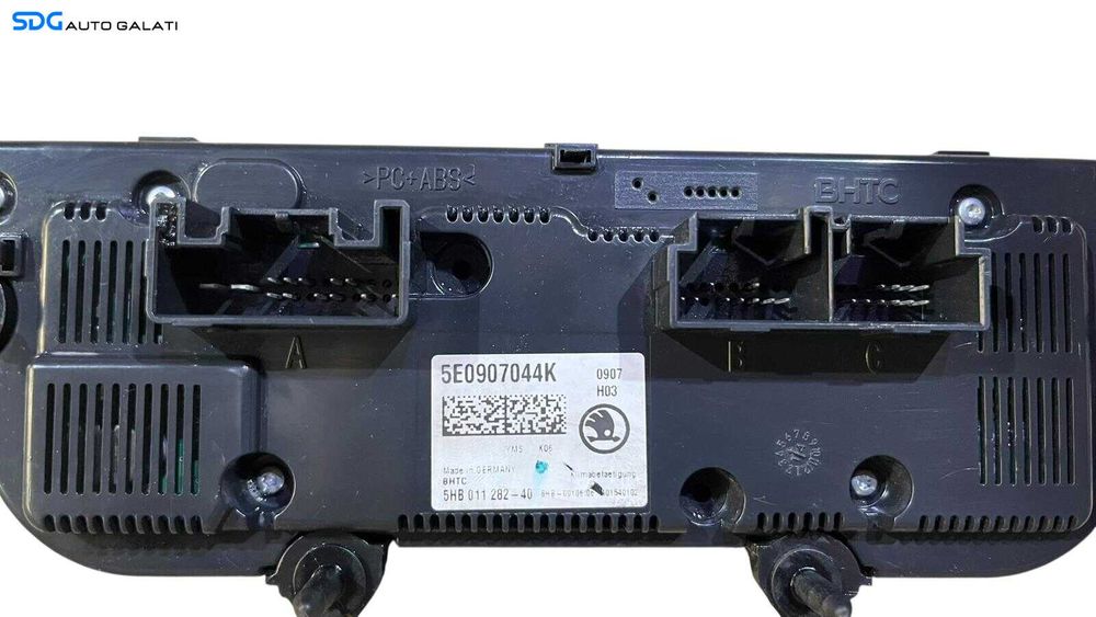 Panou Modul Unitate Comanda AC Aer Conditionat Clima Climatronic Skoda Octavia 3 2013 - 2020 Cod 5E0907044K [LC1205]