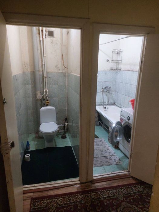 Карасу-6 кирпичный дом 2 в 3/1/4 без ремонта 66,17 м2 по кадастру=