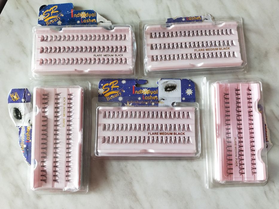 Пучковые ресницы длина Медиум