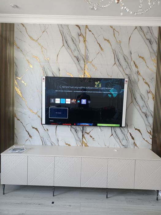 Установка тв навеска телевизор