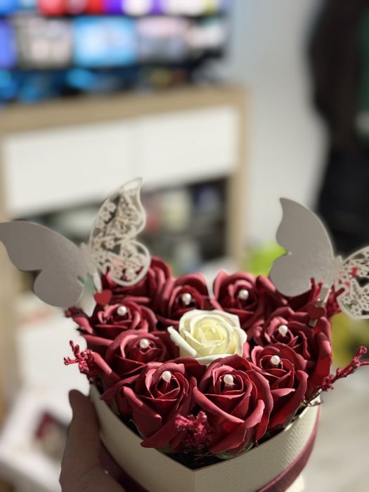 Buchete din trandafiri de sapun de vanzare