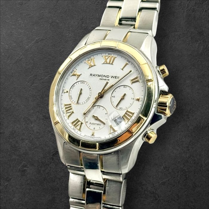 Raymond Weil Parsifal Automatic Chronograph | 18K Злато & Стомана | 57 Jewels мъжки шеейцарски часовник