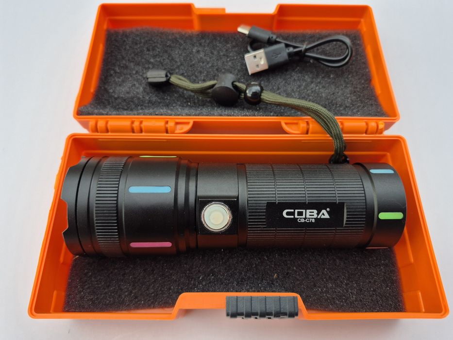 Мощен LED фенер COBA C78 ,2000м