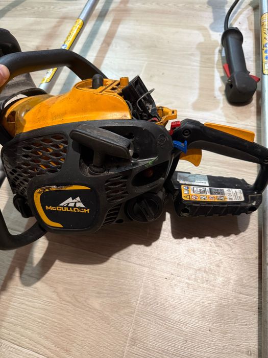 Pachet motocoase și drujbă pentru reparat sau piese