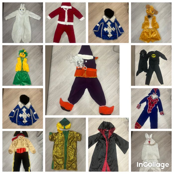 Новогодние костюмы напрокат 2500 тг