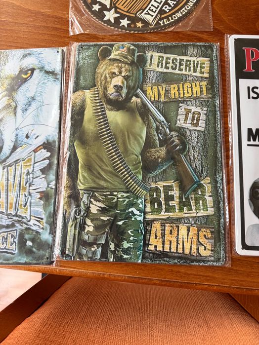 Метални табели САЩ