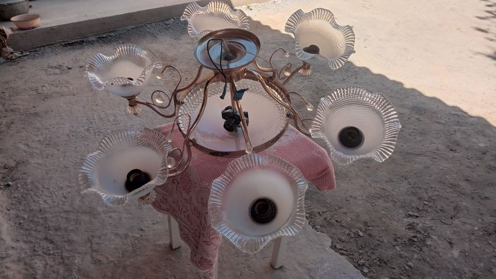 Люстра потолочная 9ти рожковая