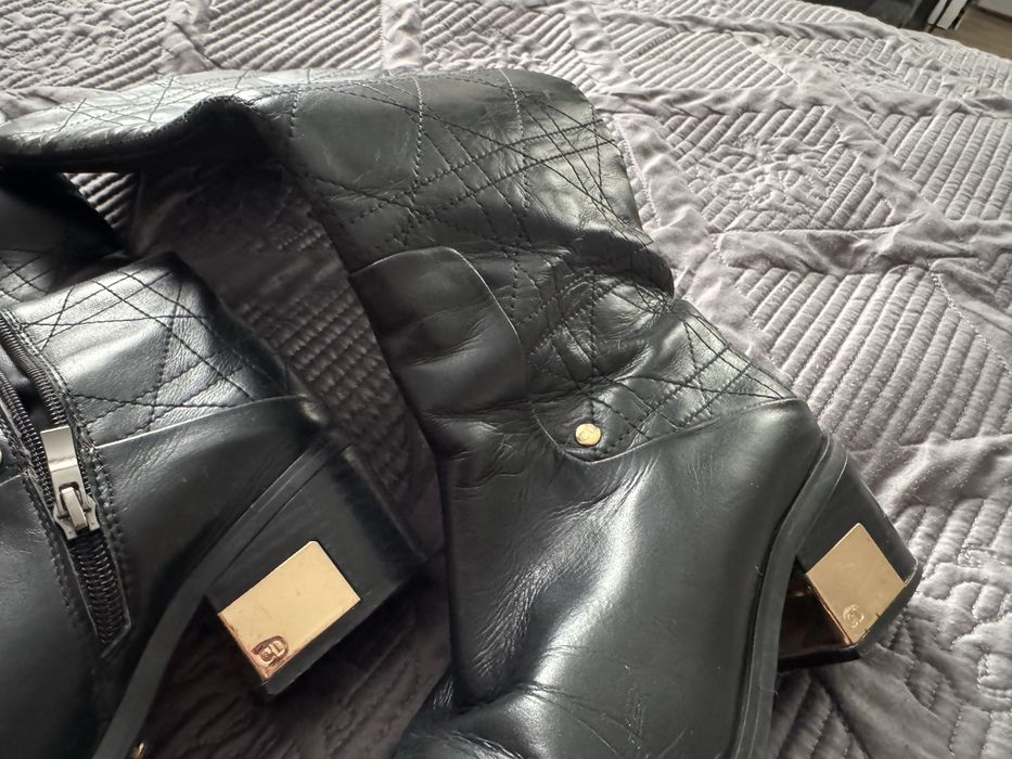 Сапоги кожаные Dior, оригинал