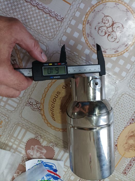 Насадка на глушитель нержавейка можно регулировать наклон.