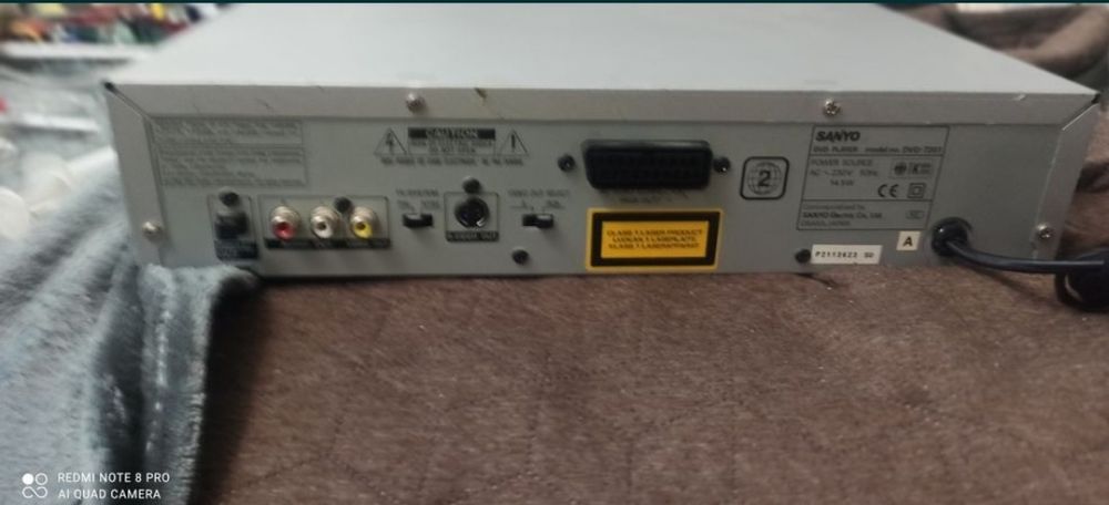 DVD PLAYER SANYO / Telecomanda Originala Remote Control
