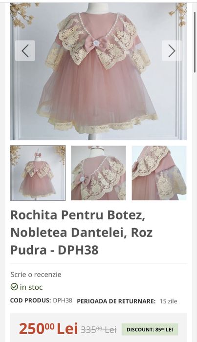 Rochite de botez sau alt eveniment pt gemene