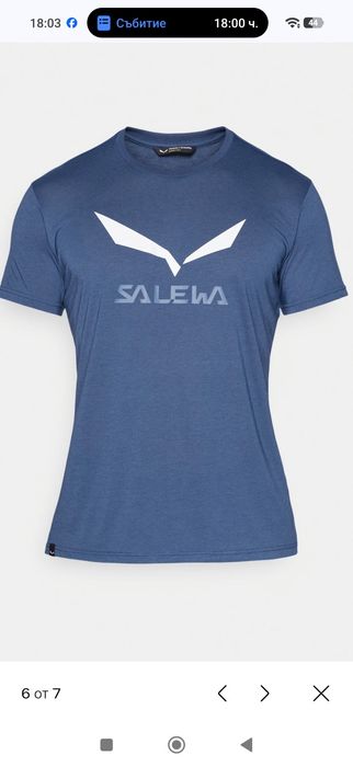 Salewa® Solidlogo Drirel M's Tee, мъжка торта ениска