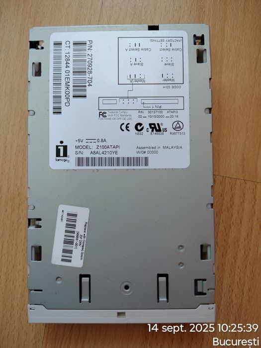 Unitate zip drive iomega ATA IDE