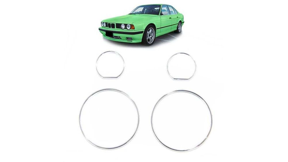 Inele de bord cromate BMW seria 5 E34 Sedan Touring 1989-1995