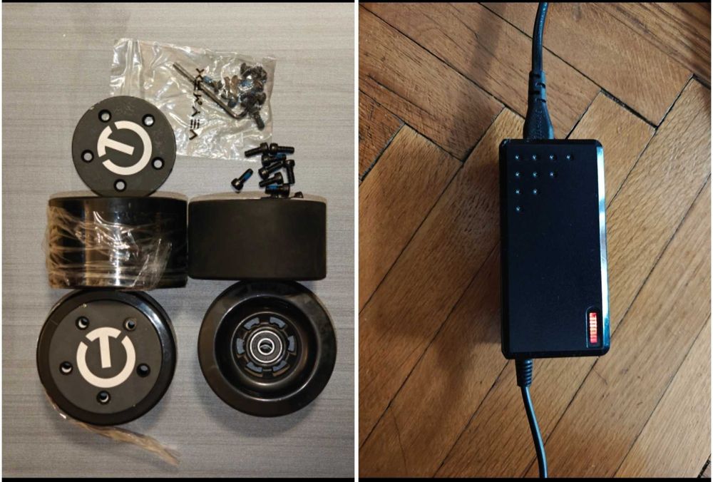 Skateboard electric 1100W Tynee Mini 3SL + Set roti de schimb noi