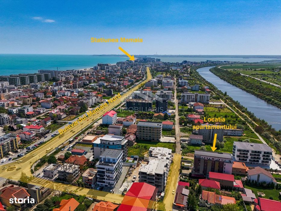 Apartament 2 camere mobilat - 3 min plaja - Mamaia Nord Lidl