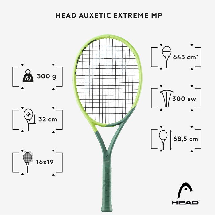 Rachetă Tenis Auxetic 300 Extrem Mp - (SecondHand) Decathlon