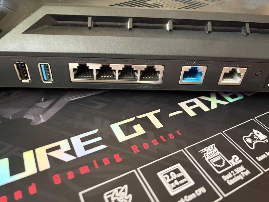 VANDUT - Router Wireless Gaming ASUS ROG Rapture GT-AX6000, Dual-Band, Wi-Fi 6, AiMesh, Triple-Level Game Acceleration