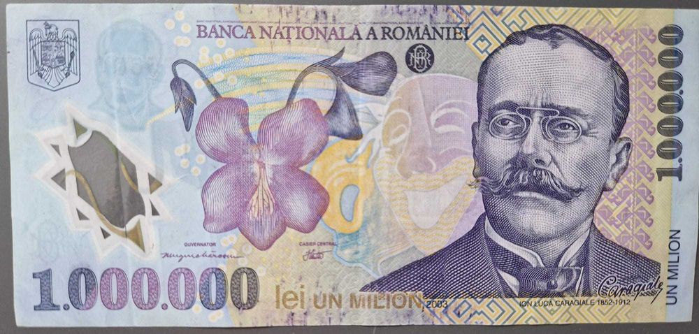 Vând bacnotă de 1.000.000 lei din 2003